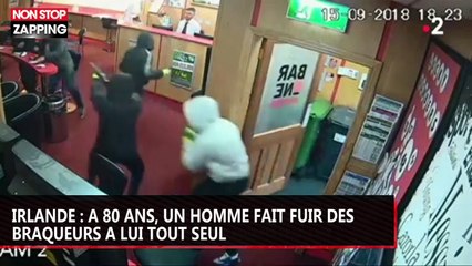 Irlande : à 80 ans, un homme fait fuir des braqueurs à lui tout seul (vidéo)