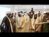 محمد بن راشد ومحمد بن زايد والرئيس السوداني يشهدون ازاحة الستار عن آلية 