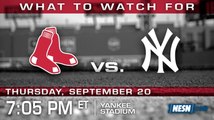 Red Sox Try To Avoid Sweep and Clinch AL East