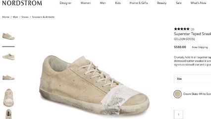 Pre-Taped Shoes Sell for $530...Make It Stop