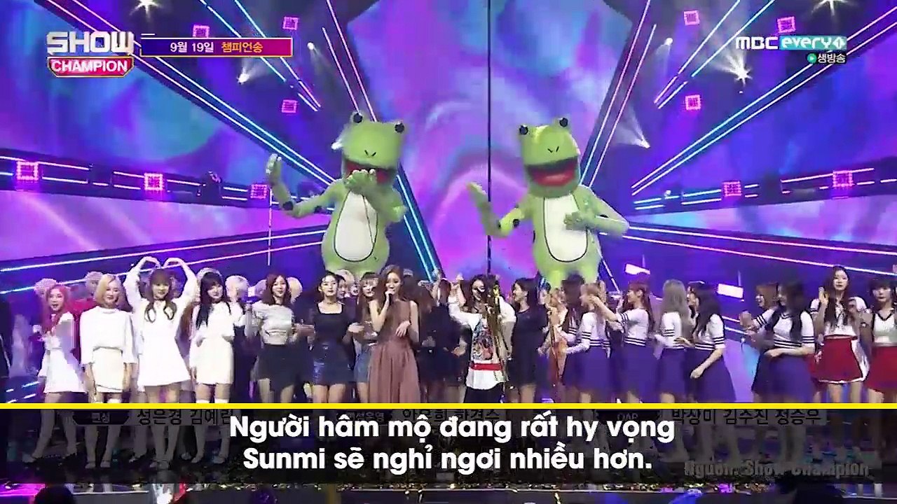 Sunmi tiếp tục khiến fan lo lắng khi liên tục hụt hơi, biểu hiện kiệt sức trên show âm nhạc