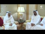 محمد بن راشد ومحمد بن زايد وأمير الكويت يؤكدون أهمية التعاون لمكافحة التطرف والإرهاب
