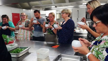 Cours de cuisine dans le cadre de la semaine "Viasano" au CHM