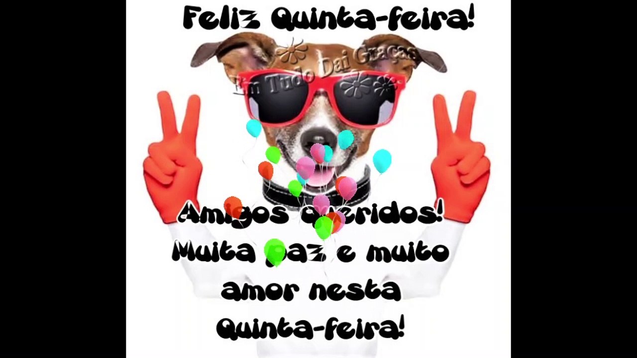 BOM DIA QUINTA-FEIRA