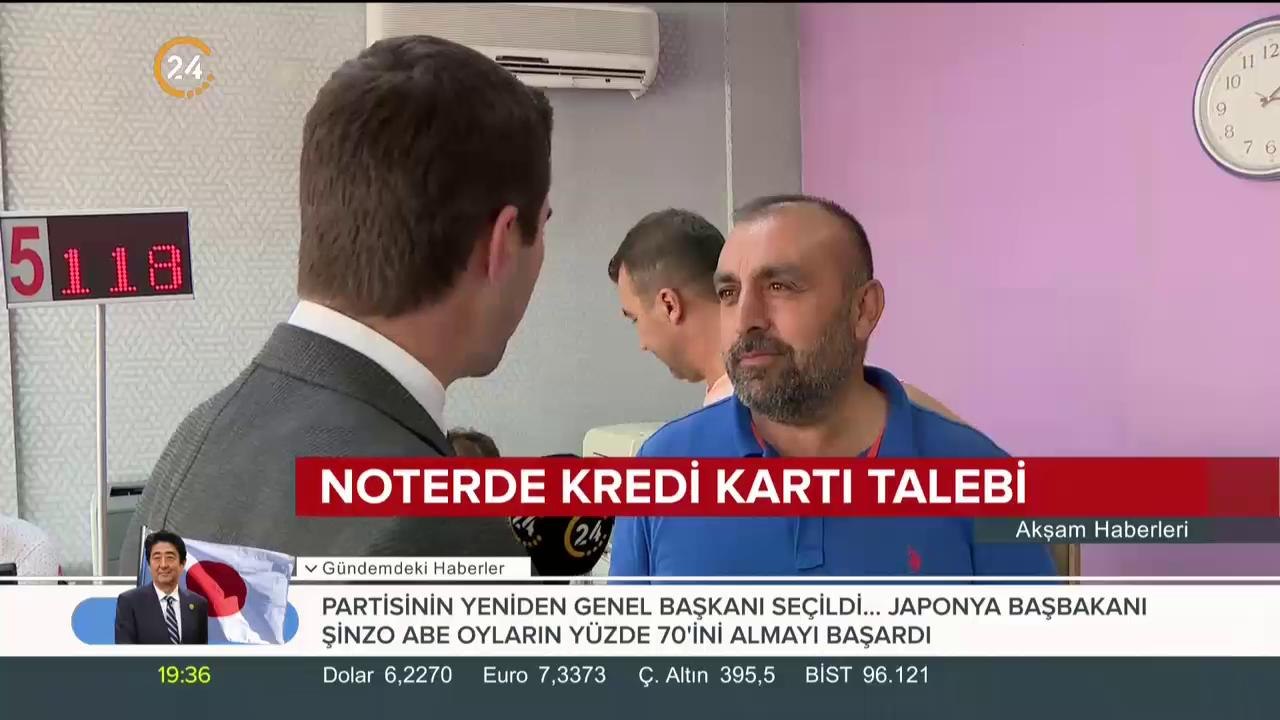 Noterlerde kredi kartı ile ödeme talebi