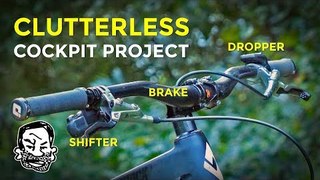 Clutterless MTB Cockpit with Wireless Shifting and Dropper! | Barspin Ready