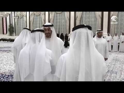 محمد بن زايد يتبادل التهاني مع وفدي وزارة الخارجية والتعاون الدولي ووزارة التغير المناخي والبيئة بمن