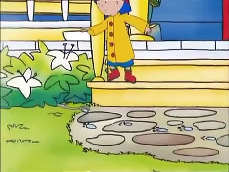 Caillou Folge 110 Im tiefen Dschungel, Caillou beobachtet die Vögel