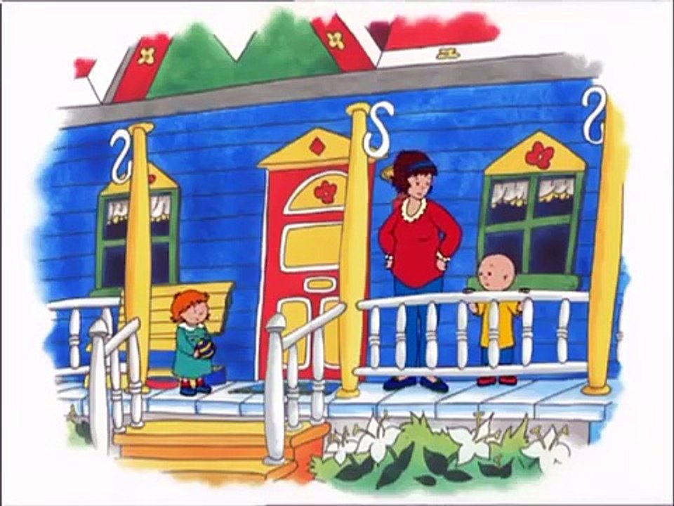 Caillou Folge 114 Das Bohnenbeutel Rennen, Caillous verschwundene Socke