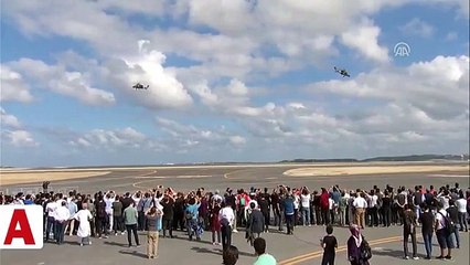 TEKNOFEST’te dikkat çeken gösteri: İki Atak helikopteri harmandalı oynadı