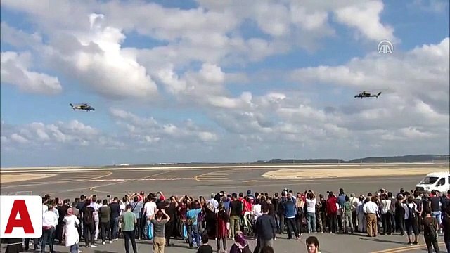 TEKNOFEST’te dikkat çeken gösteri: İki Atak helikopteri harmandalı oynadı