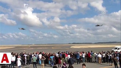 TEKNOFEST’te dikkat çeken gösteri: İki Atak helikopteri harmandalı oynadı