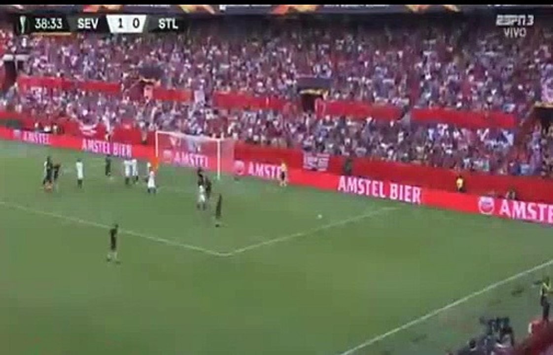 Sevilla 2   -    1St. Liege 20/09/2018  Vazquez F. (Navas J.), Sevilla  Super Amazing Goal 41' HD Full Screen EUROPE: Europa League - Group Stage .