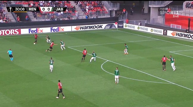 Rennes 1 - 0 Jablonec 20/09/2018 Sarr I. (Andre B.), Rennes Super Amazing Goal 31 ' HD Full Screen EUROPE: Europa League - Group Stage .
