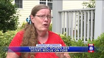 Woman Watches Sister Getting Rescued from Florence on the News