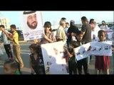 منظمة حرائر عدن تنظم وقفة احتجاجية تضامنا مع الشهيد الإماراتي هادف الشامسي.