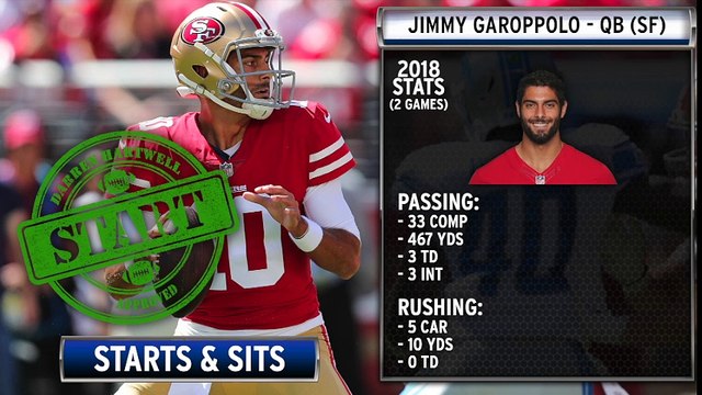 Fantasy Football: Week 3 Starts at QB, Wide Receiver, Running Back