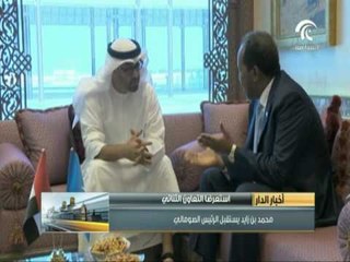 محمد بن زايد يستعرض مع الرئيس الصومالي العلاقات الثنائية