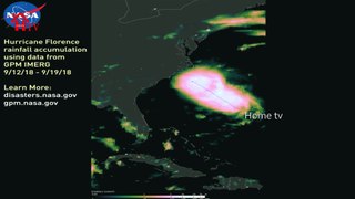 Hurricane Florence | NASA Earth Satellite Data | Hurricane's Impact | HOME TV