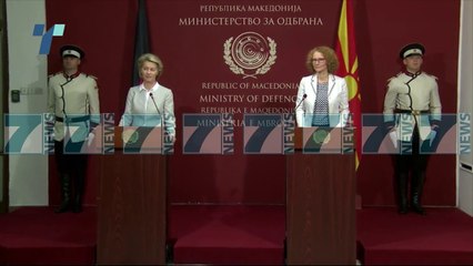 MINISTRJA GJERMANE E MBROJTJES VIZITON MAQEDONINE - News, Lajme - Kanali 7