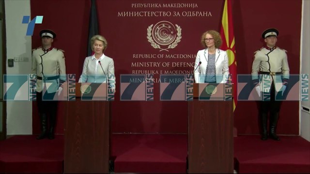 MINISTRJA GJERMANE E MBROJTJES VIZITON MAQEDONINE - News, Lajme - Kanali 7