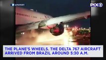 Delta Flight Lands at NYC Airport With Smoke Coming Out of Brakes