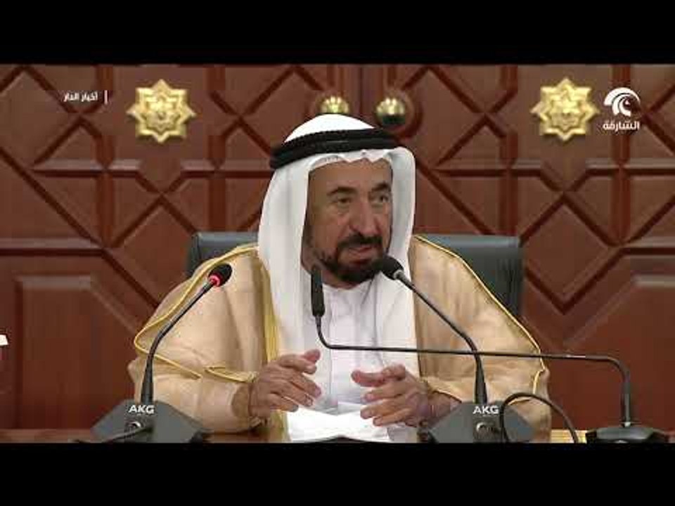 حاكم الشارقة يستقبل المشاركين في اجتماع الاتحاد العام للأدباء و الكتاب العرب