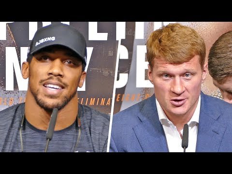 Anthony Joshua vs Alexander Povetkin FINAL PRESS CONFERENCE | Matchroom Boxing
