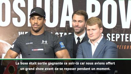 Boxe - Joshua : "Puiser loin dans nos ressources"