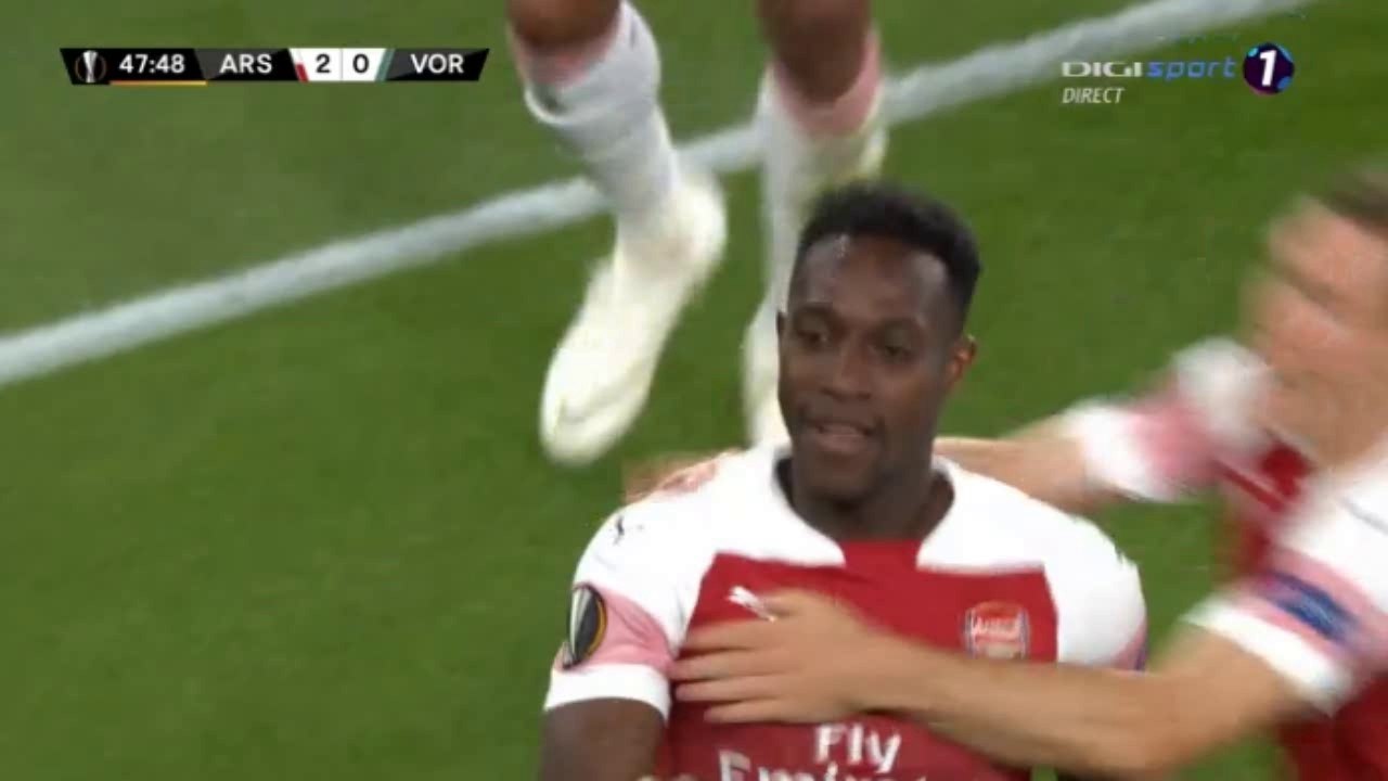 Danny Welbeck  Goal HD - Arsenal 2-0 Vorskla 20.09.2018 HD