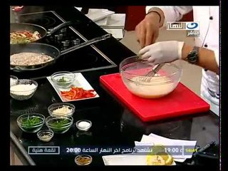 ‫لقمة هنية- كريب شاورما لحم - سلطة البنجر بالفواكة‬‎