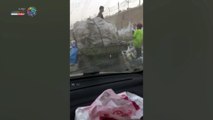 قارئ يرصد بالفيديو تلال القمامة بشارع جسر السويس