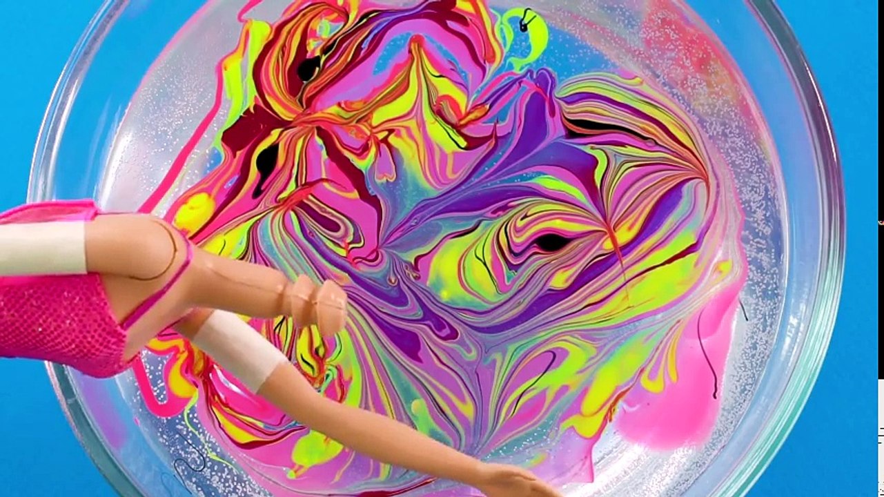 Hydro dip Barbie Crafts Accessories Made in Less than 5 Minutes
