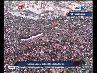 أخبار النهار : لواء طيار / محمد عكاشة فى مكالمة هاتفية الشعب المصرى عمل عبور جديد