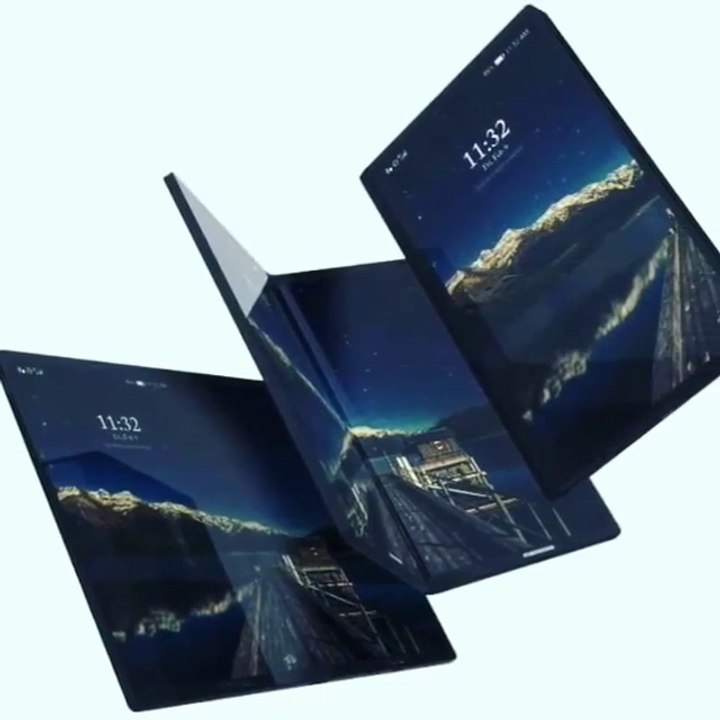 Samsung first folding smartphone
