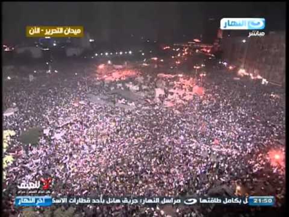 اخر النهار: البلتاجى لن يمر اي انقلاب على الشرعية الا على رقابنا