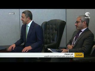 عبدالله بن زايد يلتقي الممثلة العليا للاتحاد الأوروبي