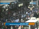 خاص كاميرا النهار : وقفة إحتجاجية لأنصار المعزول أمام مسجد الإستقامة فى إنتظار مسيرة من شارع الهرم