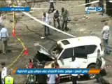 خاص كاميرا النهار : ترصد أثار انفجار سيارة مفخخة وتحطم محل فى موقع محاولة إغتيال وزير الداخلية
