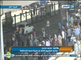 بالفيديو : تبادل إلقاء الحجارة بين المتظاهرين أمام مسجد الإستقامة بالجيزة