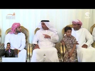 سيف بن زايد يقدم واجب العزاء في الشهيد سعيد الكعبي