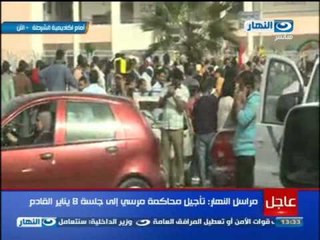 تغطية مباشرة - مراسل النهار : البلتاجي والعريان قاطعوا النيابة اثناء الحديث