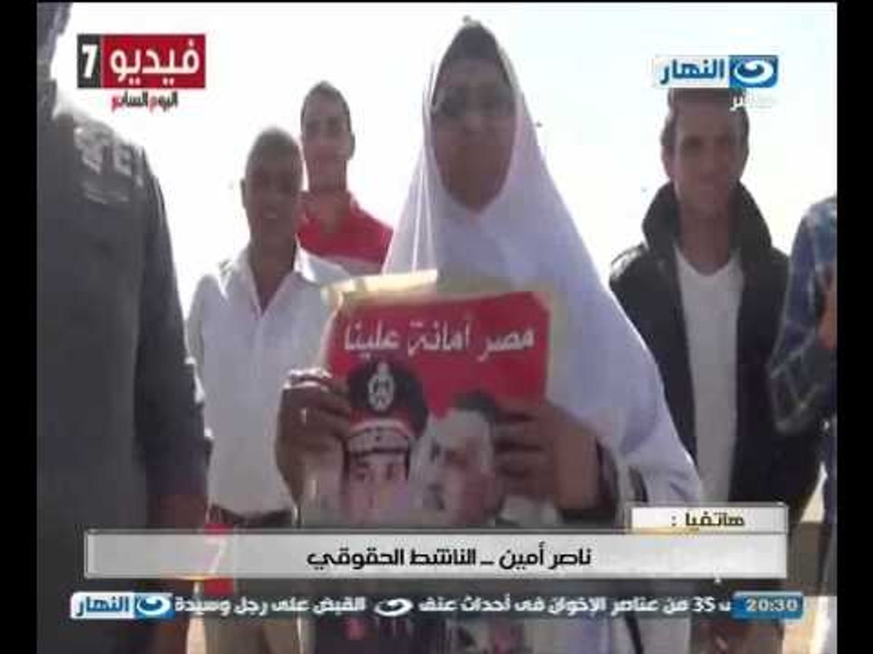 اخر النهار: ناصر امين -- الناشط الحقوقى يعلق على شاب يضرب سيدة مسنة