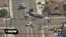 Pedestrian struck by a truck in Phoenix dies