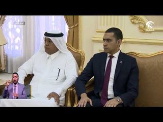 حاكم الشارقة يستقبل وزير الشباب والرياضة المصري