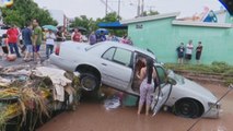 Un muerto y varias inundaciones dejan las lluvias torrenciales en Sinaloa