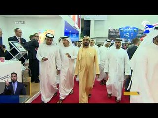 محمد بن راشد يزور معرض جلفود للصناعات الغذائية