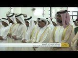 في جامع الشيخ راشد النعيمي .. حاكم عجمان وولي عهده يؤديان صلاة عيد الأضحى المبارك