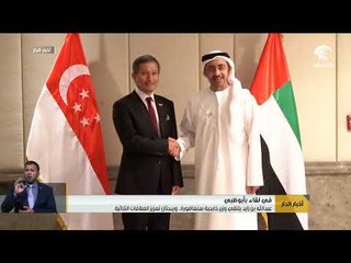 عبدالله بن زايد يلتقي وزير خارجية سنغافورة.. ويبحثان تعزيز العلاقات الثنائية
