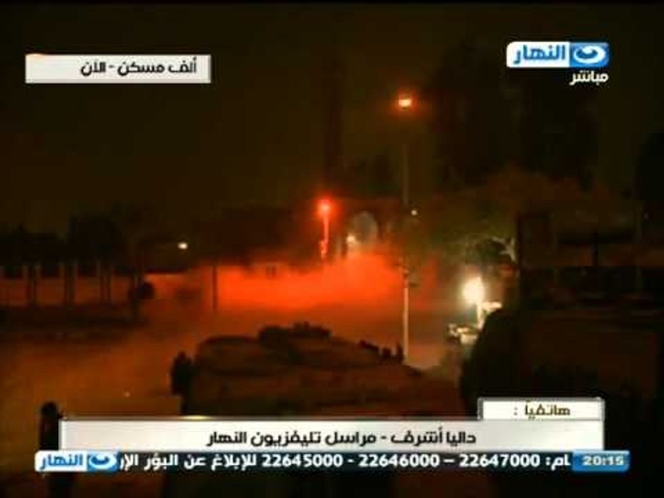 #اخر_النهار: داليا اشرف مراسلة النهار و اطلاق نار فى الف مسكن